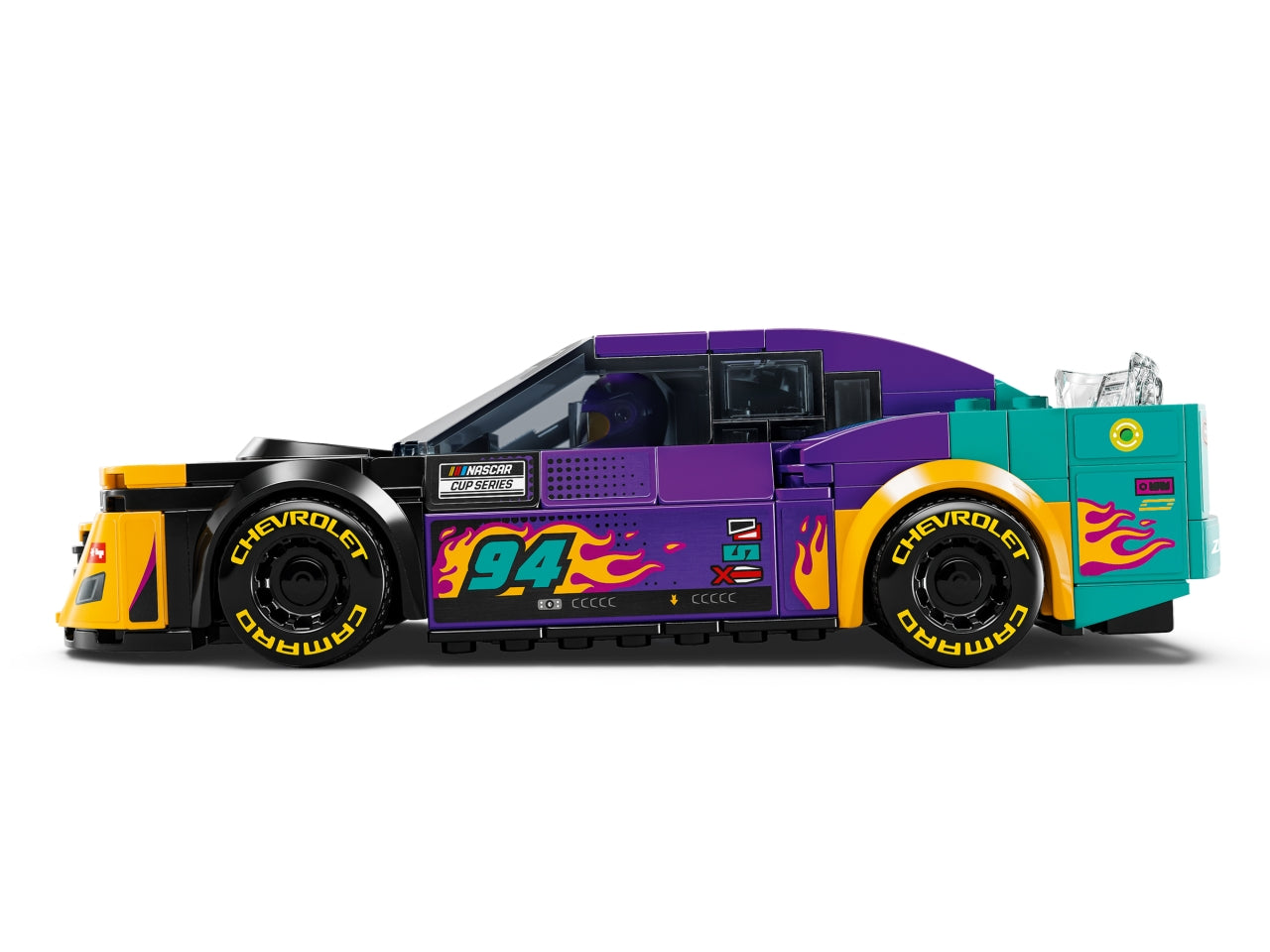 LEGO Speed Champions - Auto giocattolo NASCAR per bambini: auto da corsa NASCAR Next Gen Chevrolet Camaro ZL1 per i bambini e le bambine dai 9 anni in su e per i fan di NASCAR 76935