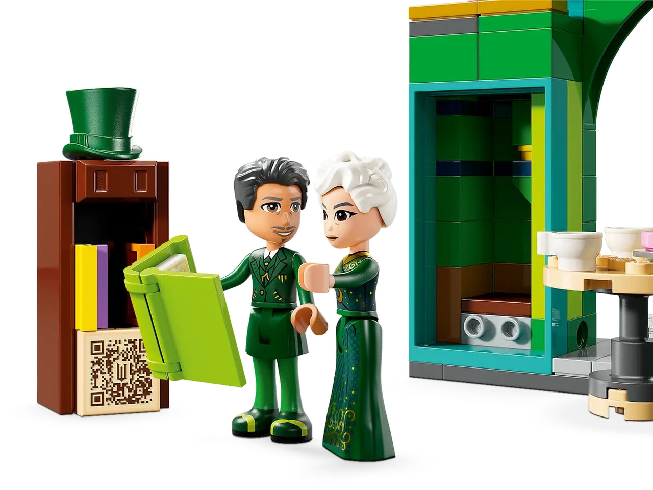 LEGO Wicked Benvenuti nella Città di Smeraldo, Gioco da Collezione per Bambine e Bambini da 9 Anni con Torre Giocattolo da Costruire e 5 Personaggi del Film tra cui Glinda e Elphaba, Idea Regalo 75684