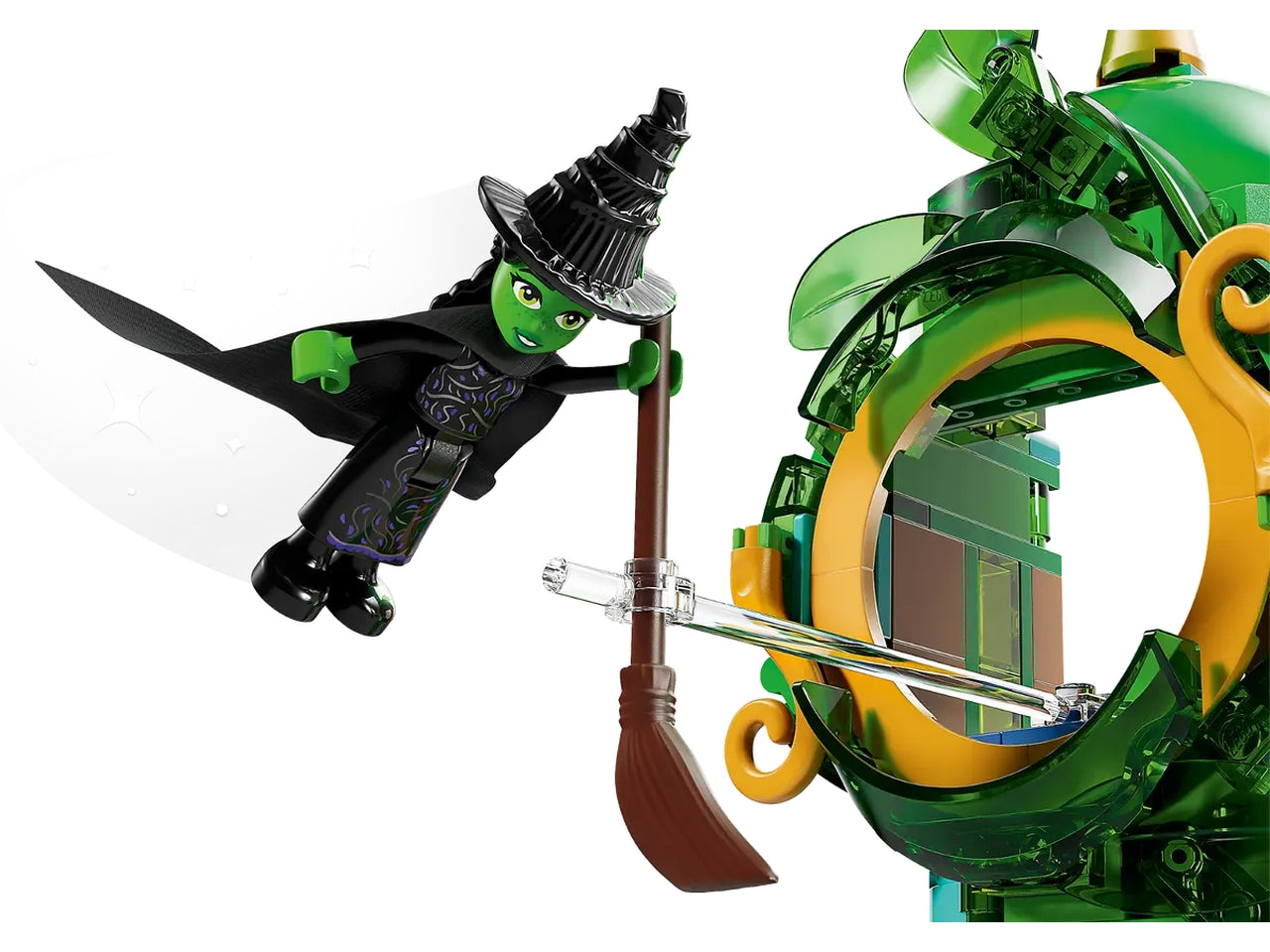 LEGO Wicked Benvenuti nella Città di Smeraldo, Gioco da Collezione per Bambine e Bambini da 9 Anni con Torre Giocattolo da Costruire e 5 Personaggi del Film tra cui Glinda e Elphaba, Idea Regalo 75684