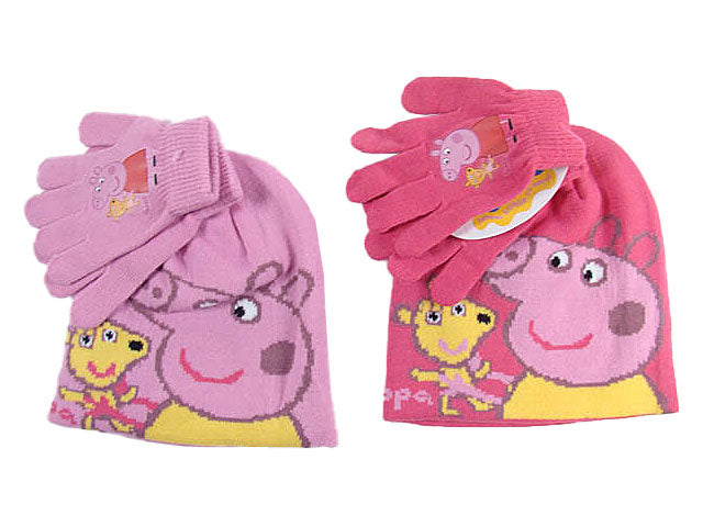 Peppa pig cuffia guanti orsetto 071844 $