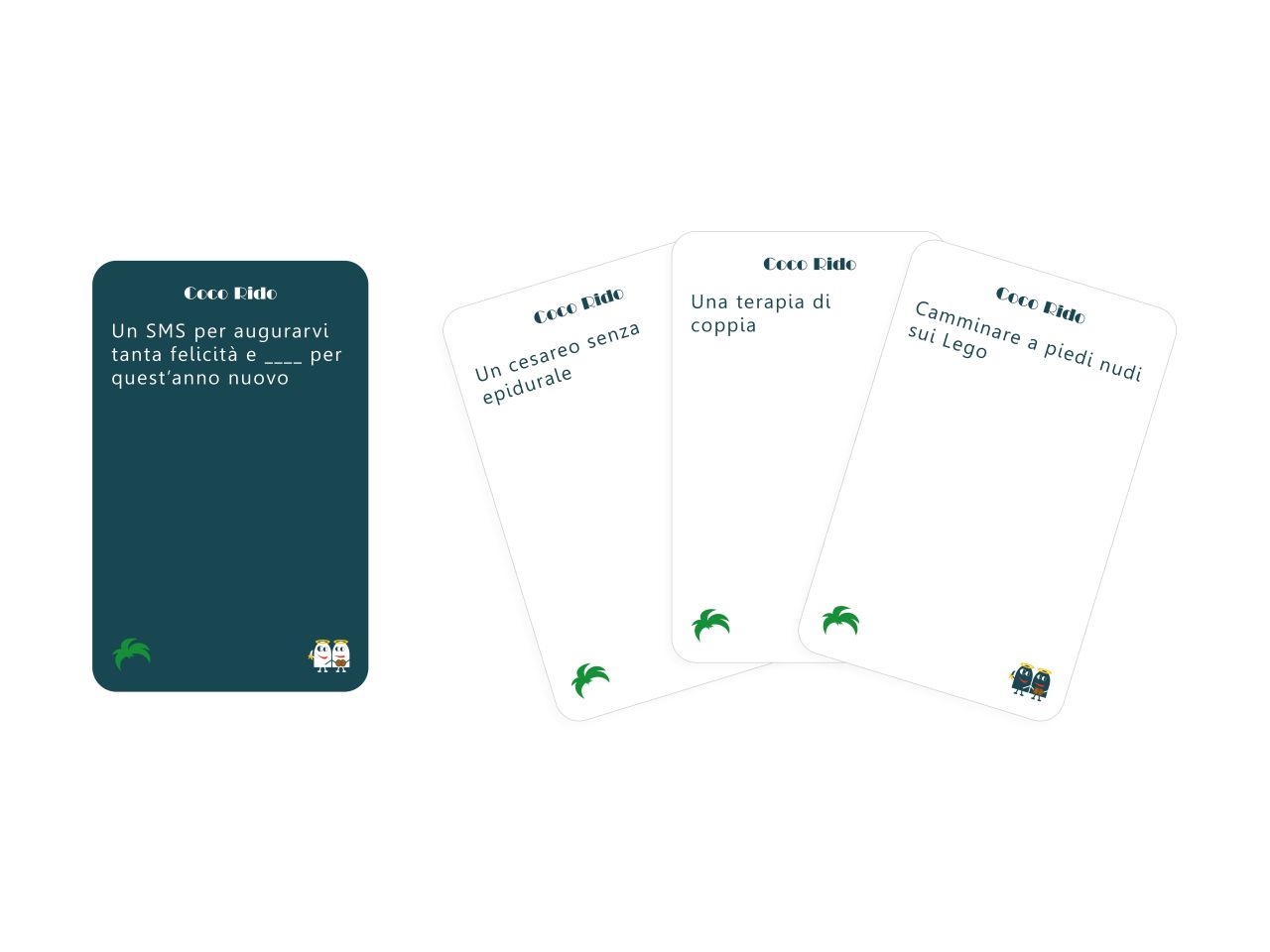 Coco Rido, Gioco da Tavolo per Adulti con Humor Nero, per 3-10 Giocatori, dai 18 Anni in su - Asmodee