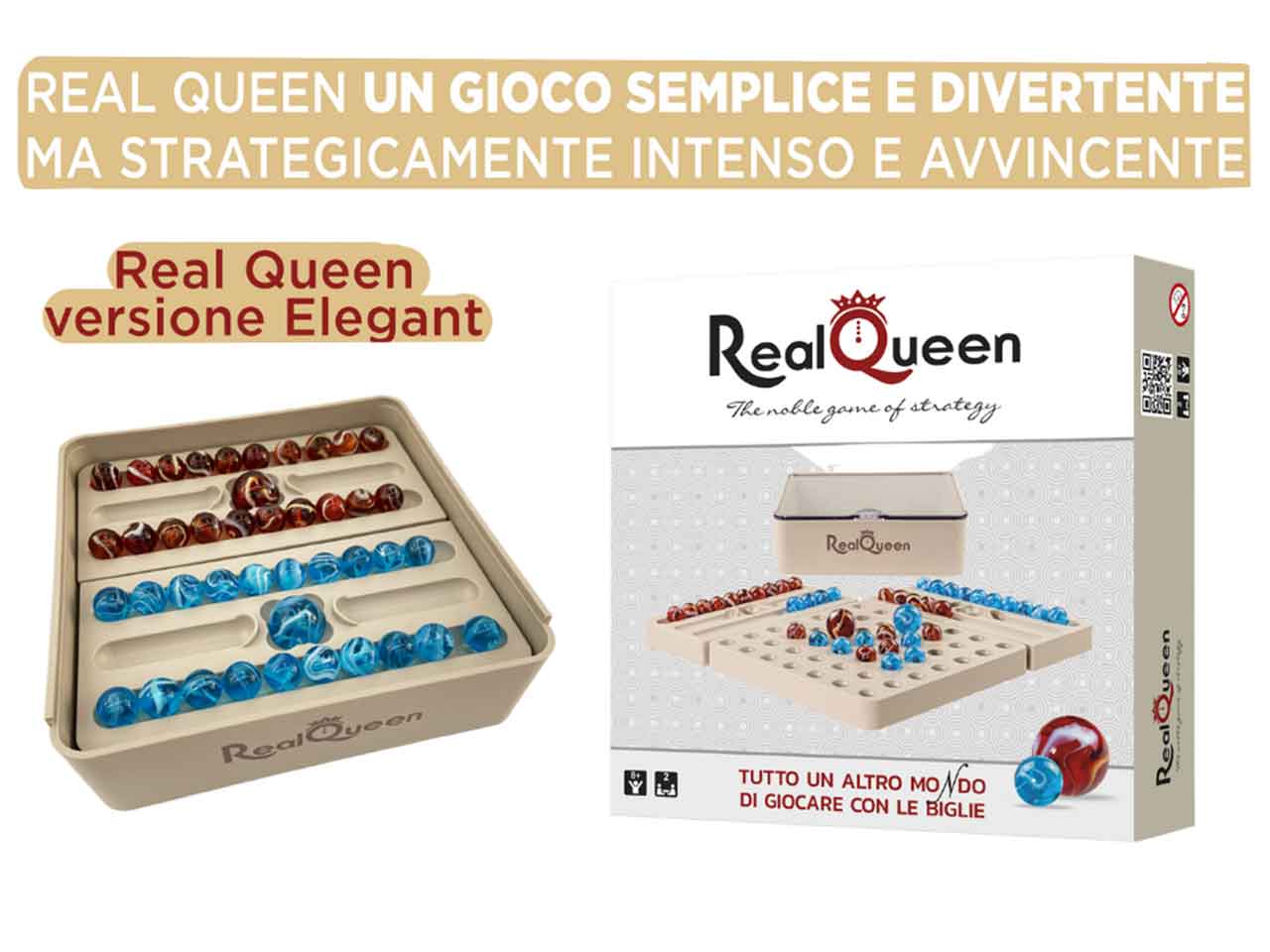 Real queen scatola gioco elega  rq01