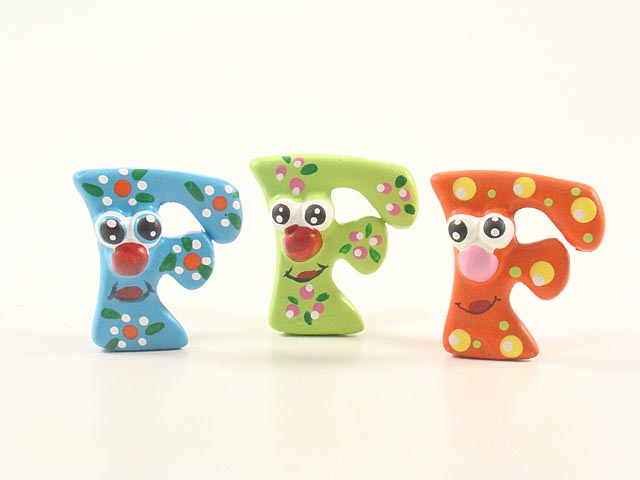 Fischietto lettera f