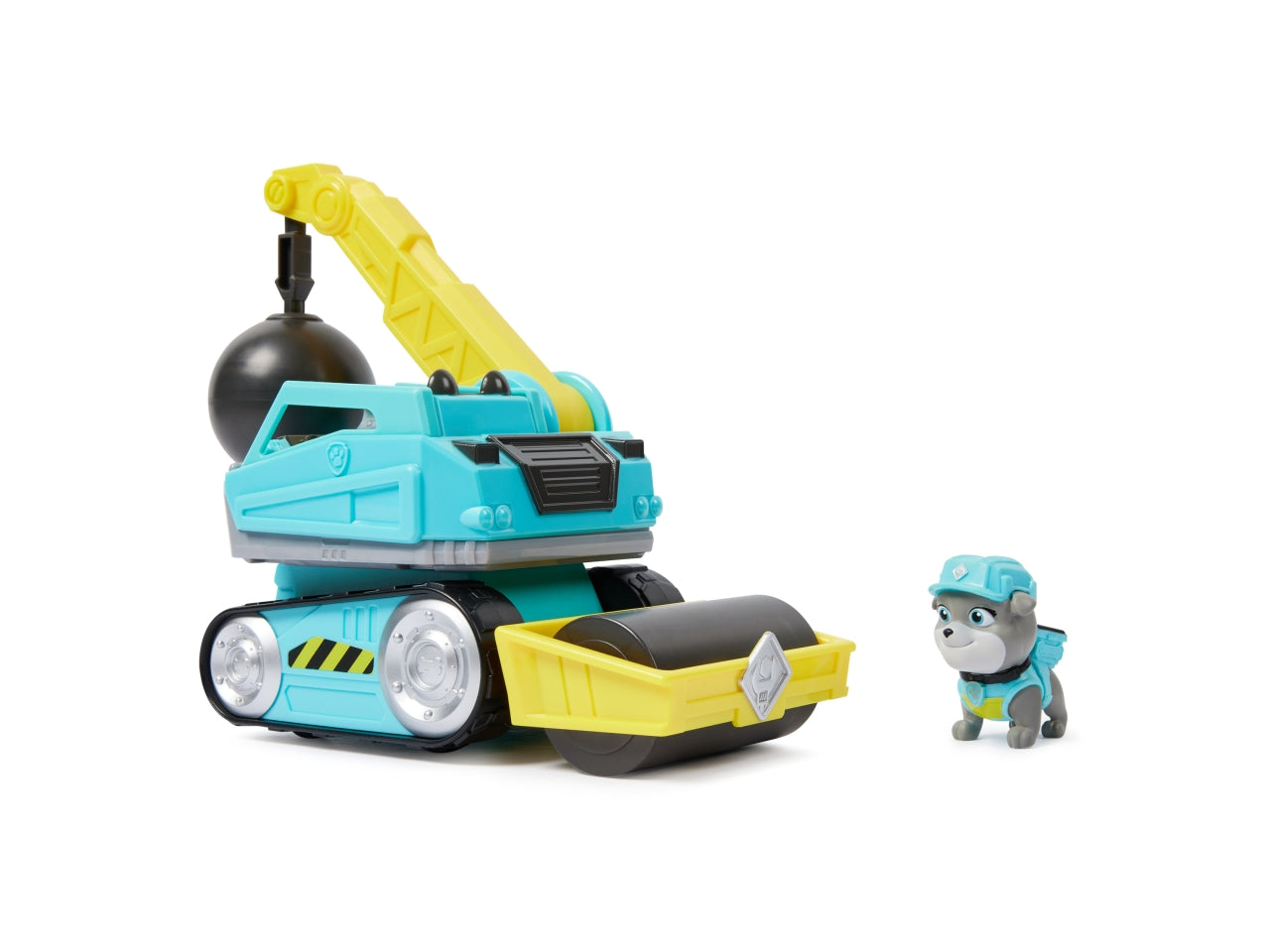 Rubble & Crew, camion con palla demolizione e personaggio per bambini dai 3+ anni - Spin Master