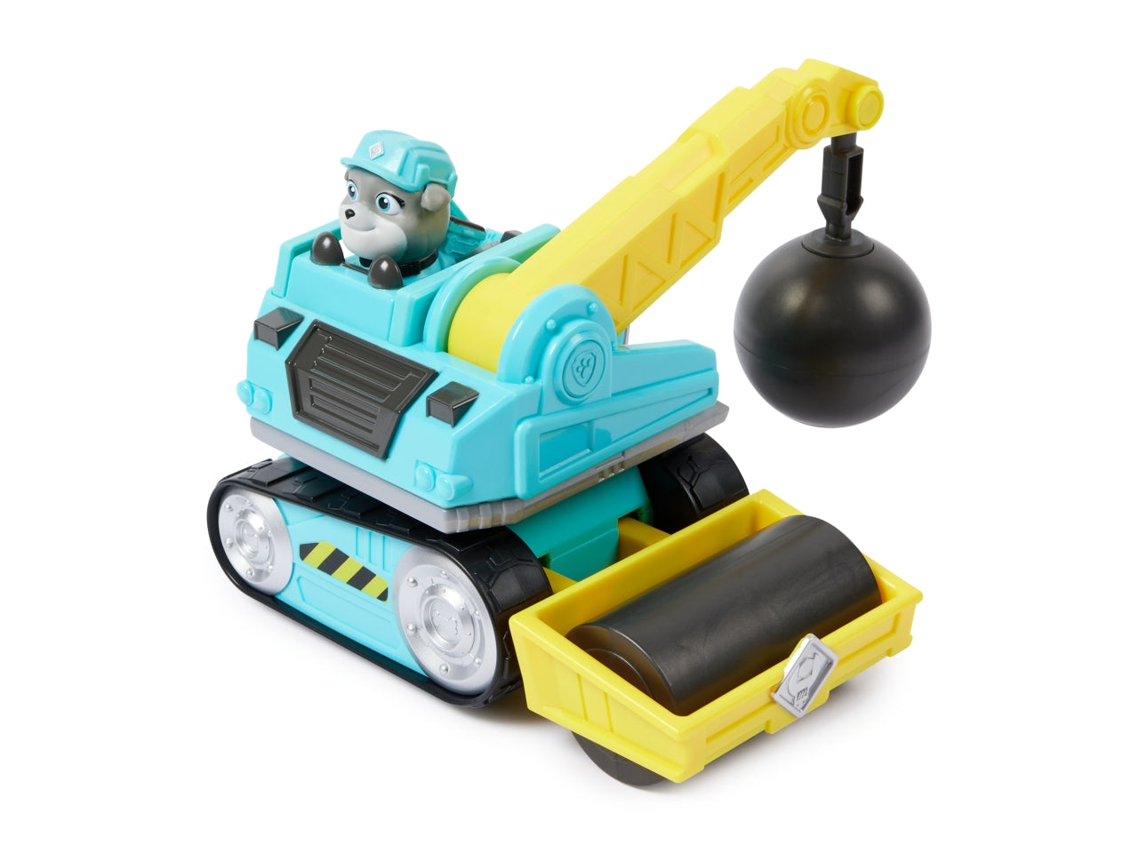 Rubble & Crew, camion con palla demolizione e personaggio per bambini dai 3+ anni - Spin Master