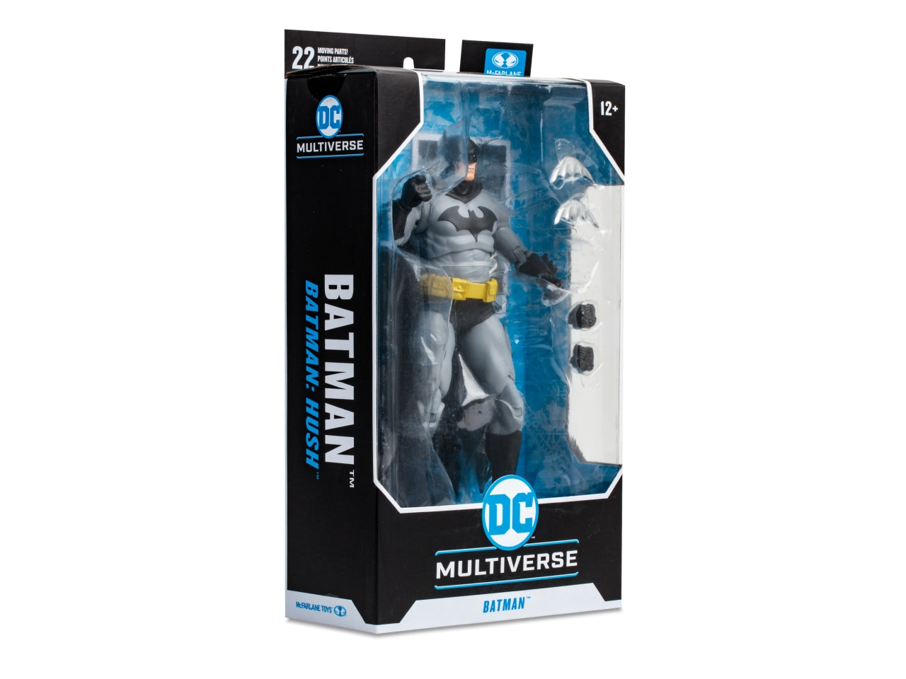 Dc multiverse 18cm - batman nero/grigio