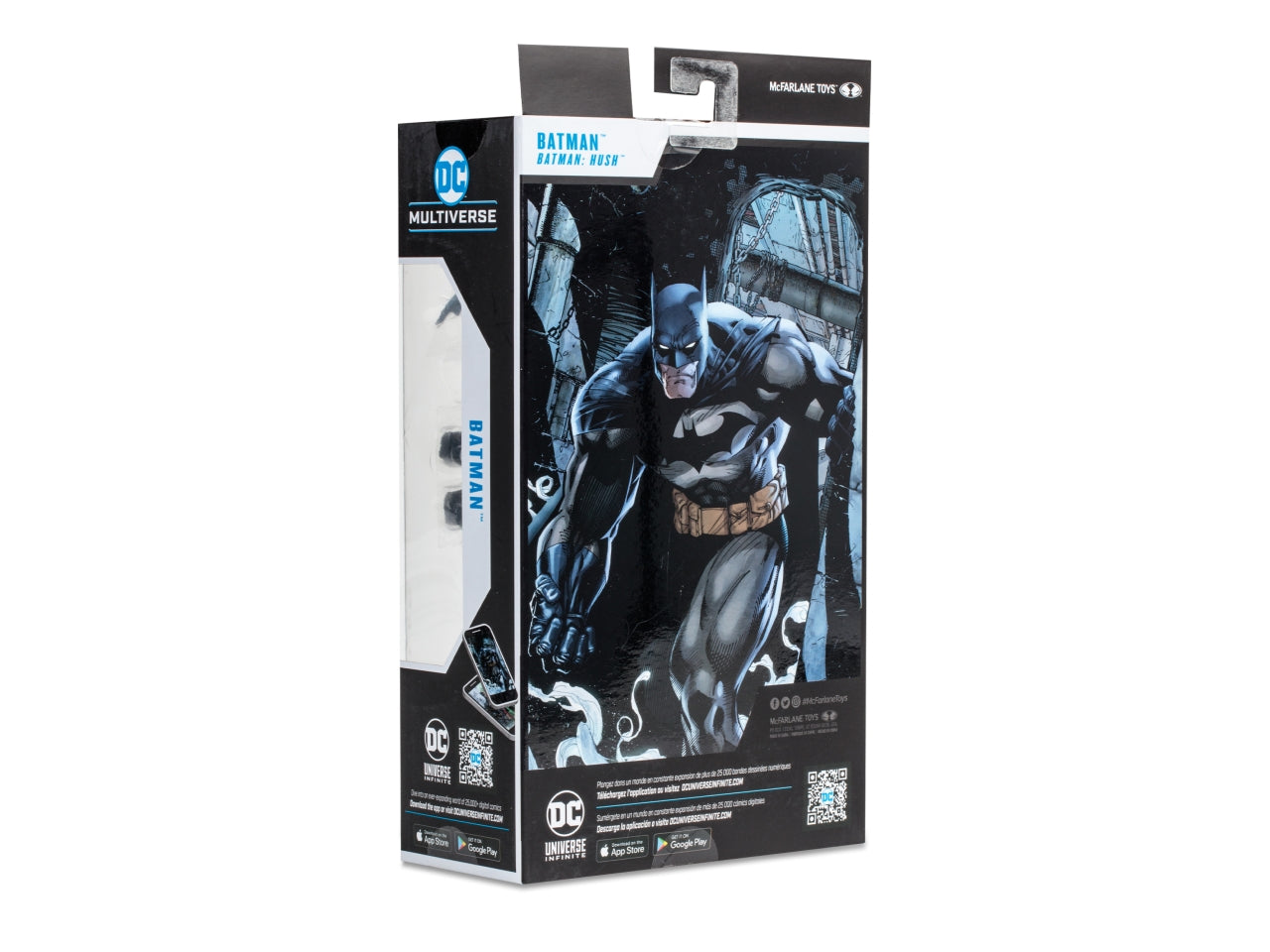 Dc multiverse 18cm - batman nero/grigio