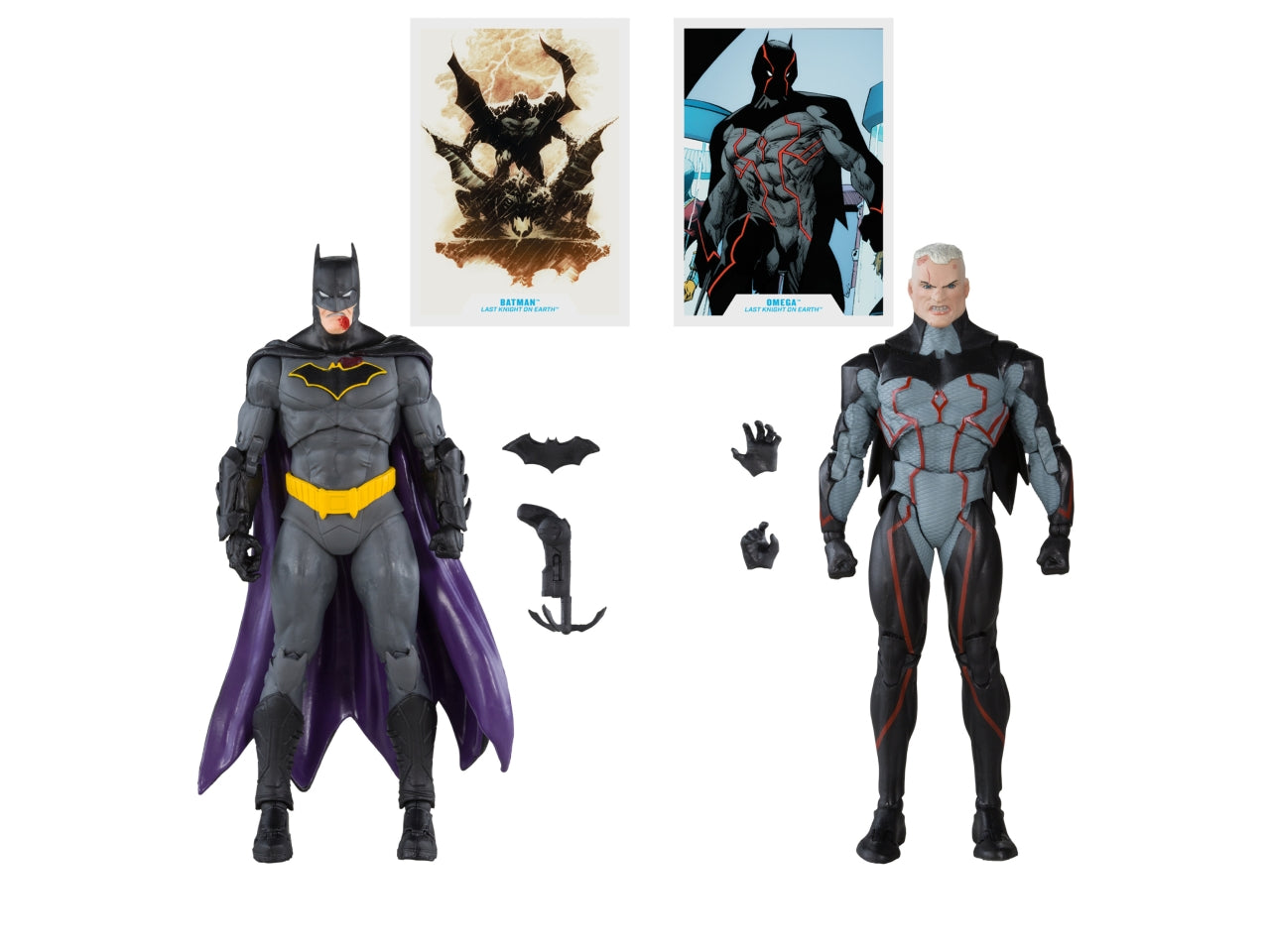 Dc multiverse 18cm batman e omega