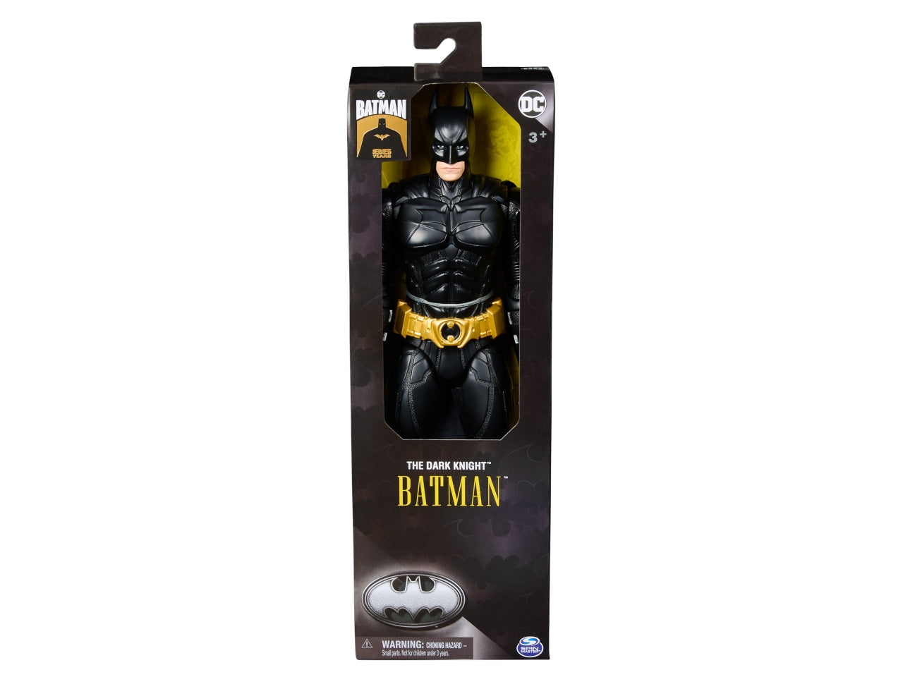 DC Comics, Action Figure Batman in Versione 85° Anniversario, il Cavaliere Oscuro, Personaggio Batman 30cm con 11 Punti di Articolazione, Giochi per Bambini e Bambine, 3+ anni - Spin Master
