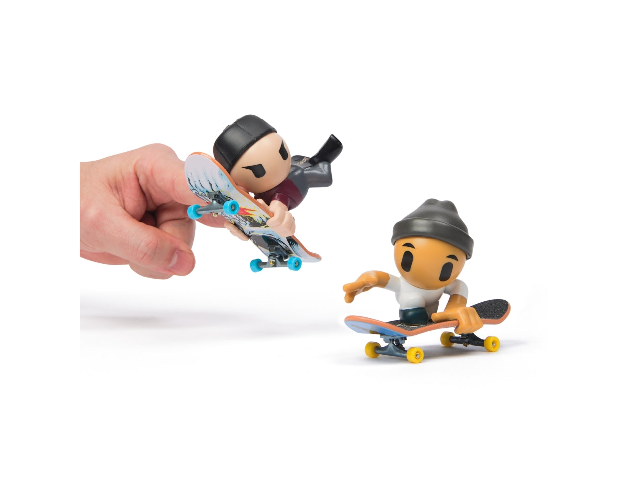 Mini skateboard Tech Deck Skate Crew con 2 personaggi, per bambini di 6+ anni - Spin Master