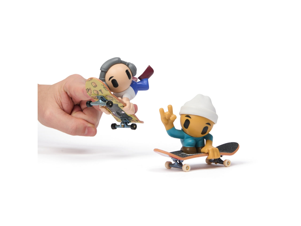 Mini skateboard Tech Deck Skate Crew con 2 personaggi, per bambini di 6+ anni - Spin Master