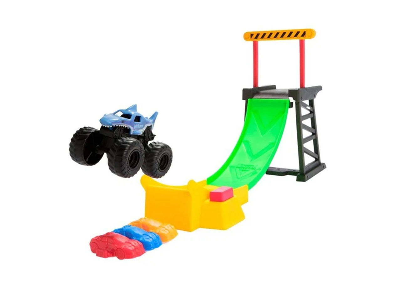 Monster jam mini playset scala 1:72