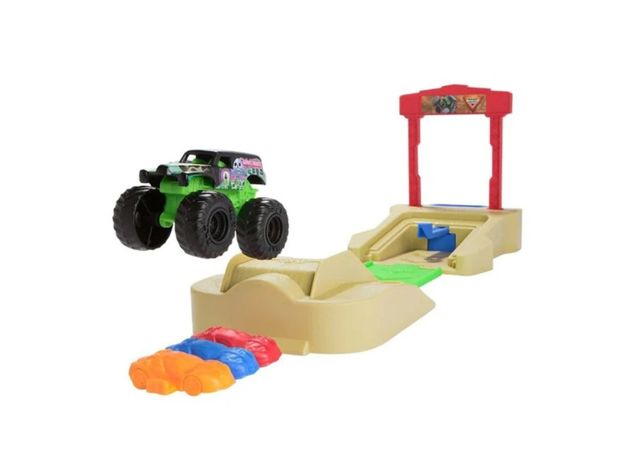 Monster jam mini playset scala 1:72