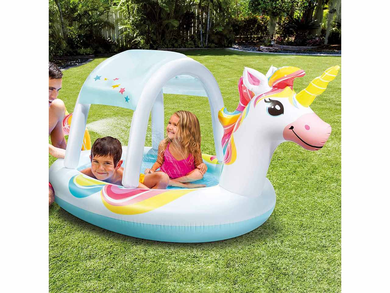Piscina spruzzo unicorno 254x132x109cm