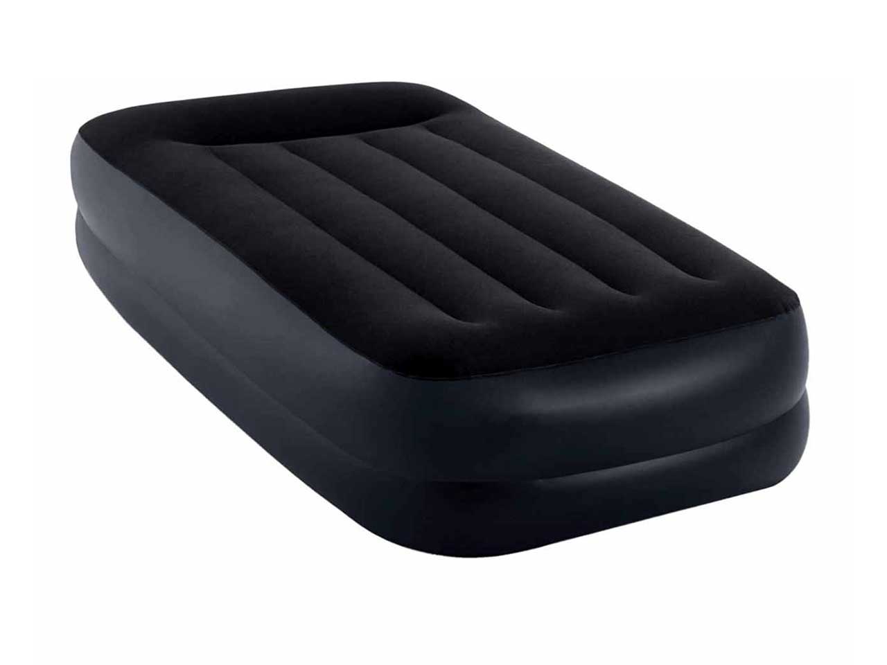 Materasso dura beam pillow rest singolo con tecnologia fiber tech e pompa elettrica incorporata 99x191x42cm