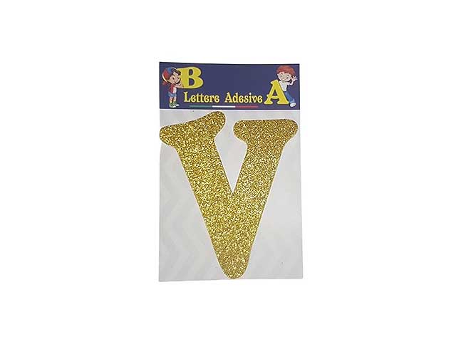 Lettera oro v 12cm