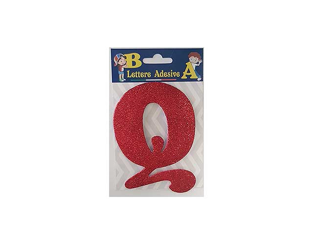 Lettera rosso q 12cm