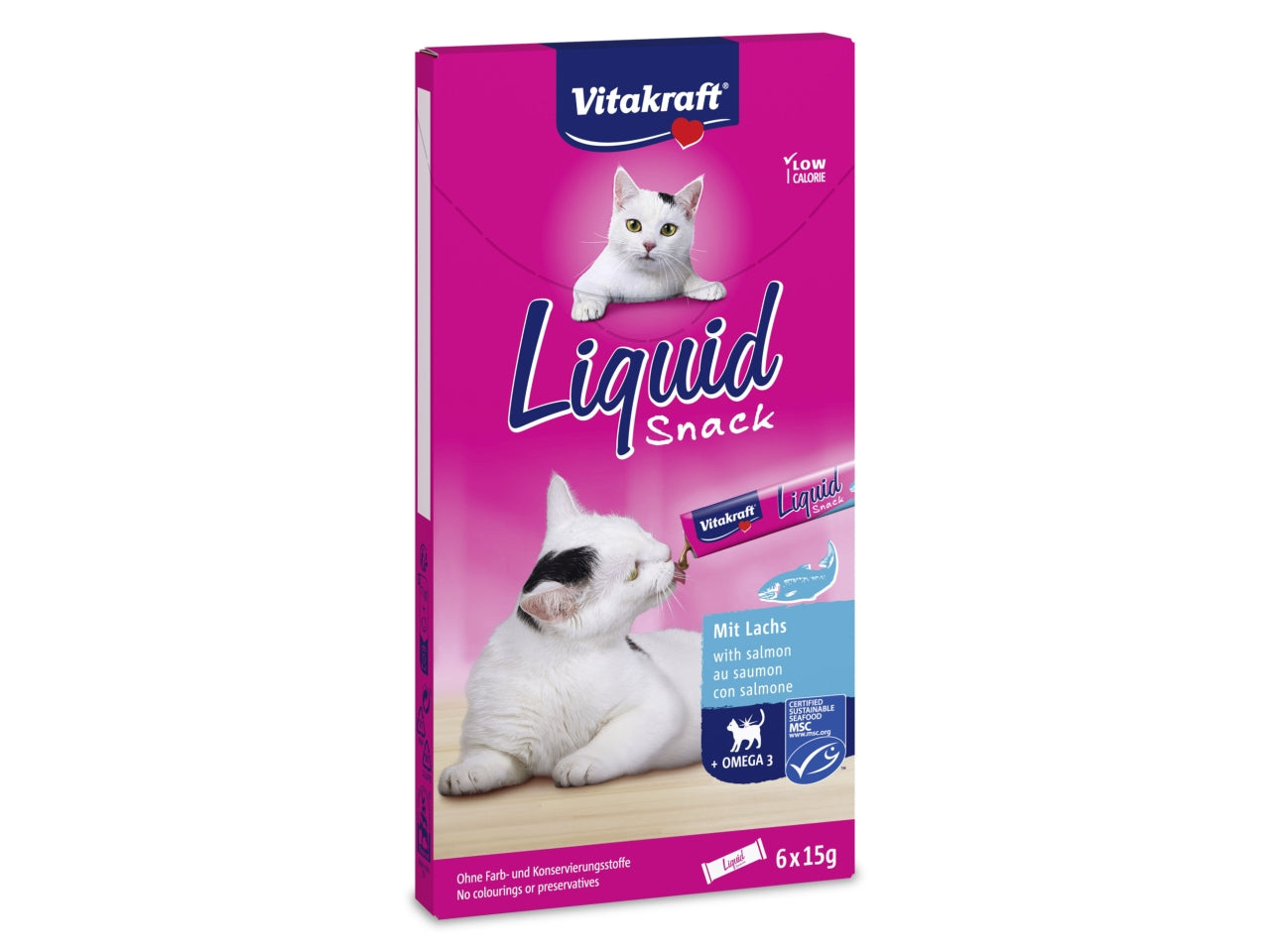 Cat liquid-snack con omega 3 90gr snacks per gatti