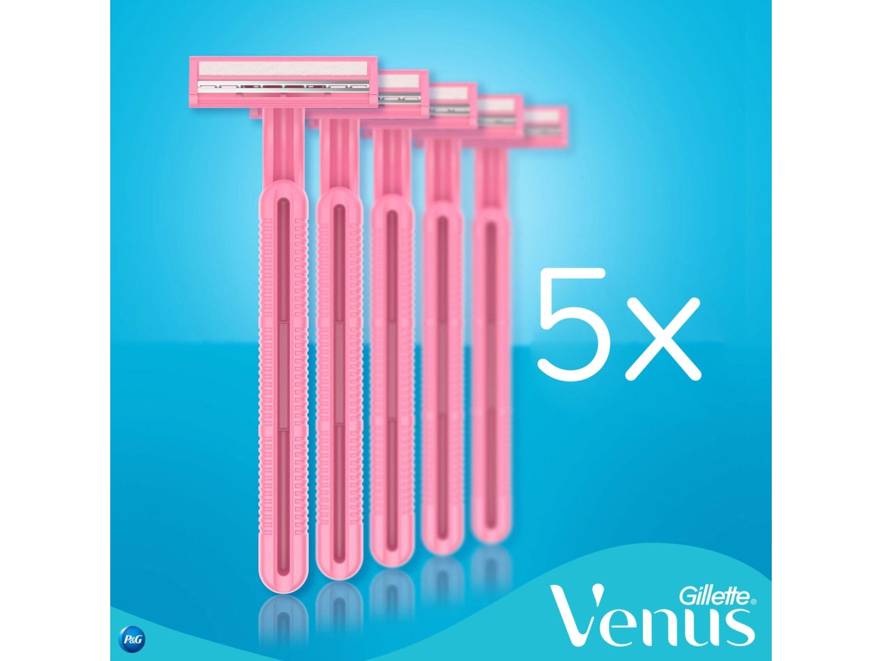 Gillette venus simply basic - confezione con 5 rasoi $