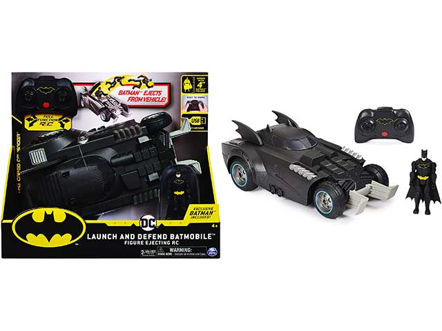 Auto Batmobile Radiocomandata Launch And Defend Batman Batmobile R