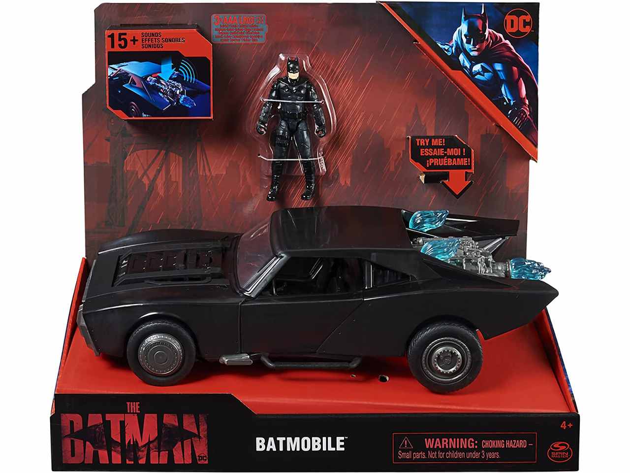 Batman movie batmobile per pers.10cm 6060519