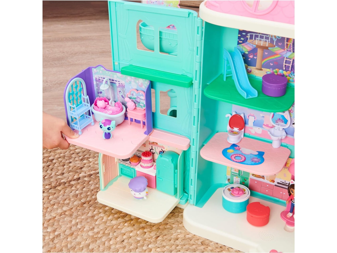 Gabby's Dollhouse, sala da bagno, set le stanze della casa, per bambine dai 3+ anni - Spin Master