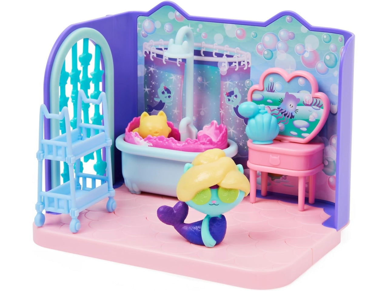 Gabby's Dollhouse, sala da bagno, set le stanze della casa, per bambine dai 3+ anni - Spin Master