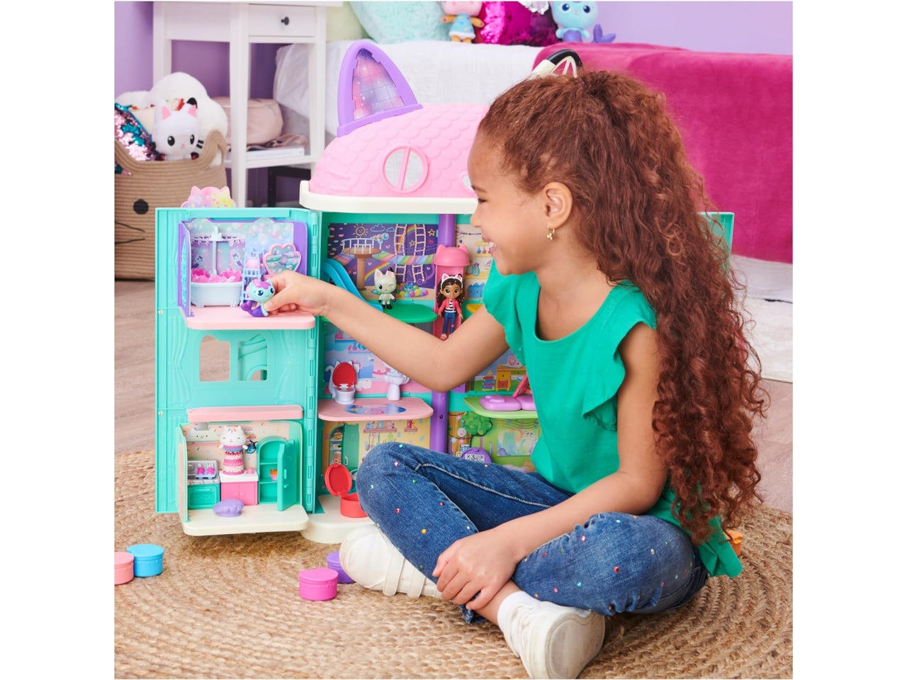 Gabby's Dollhouse, sala da bagno, set le stanze della casa, per bambine dai 3+ anni - Spin Master