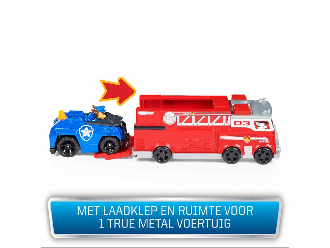 Paw patrol die cast camion pompieri e marshall 6063231