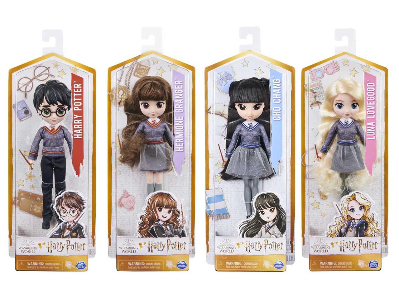 Wizarding world harry potter fashion dolls - disponibile harry, hermione, cho o luna $