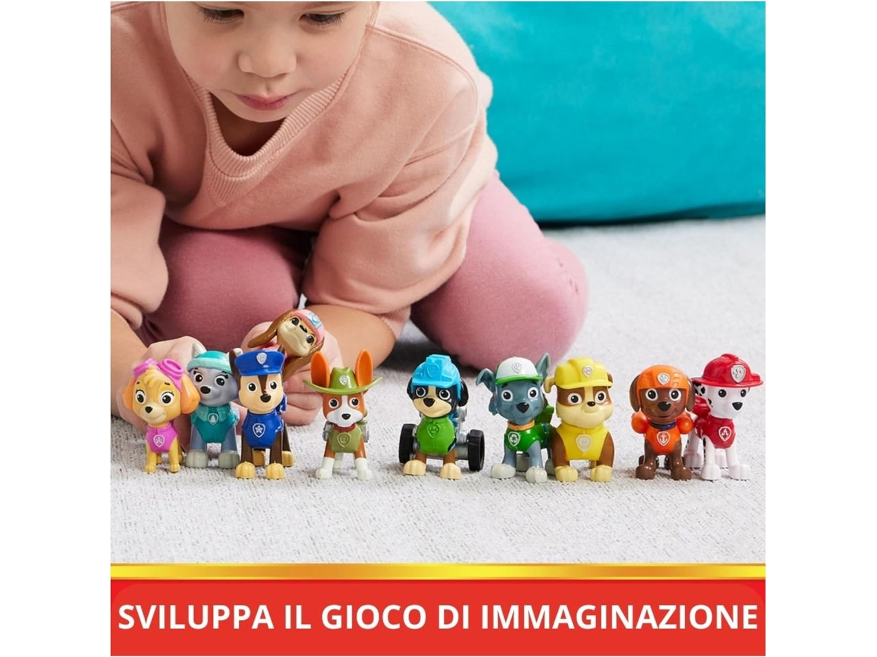 Paw Patrol confezione regalo con 10 personaggi per bambini dai 3+ anni - Spin Master