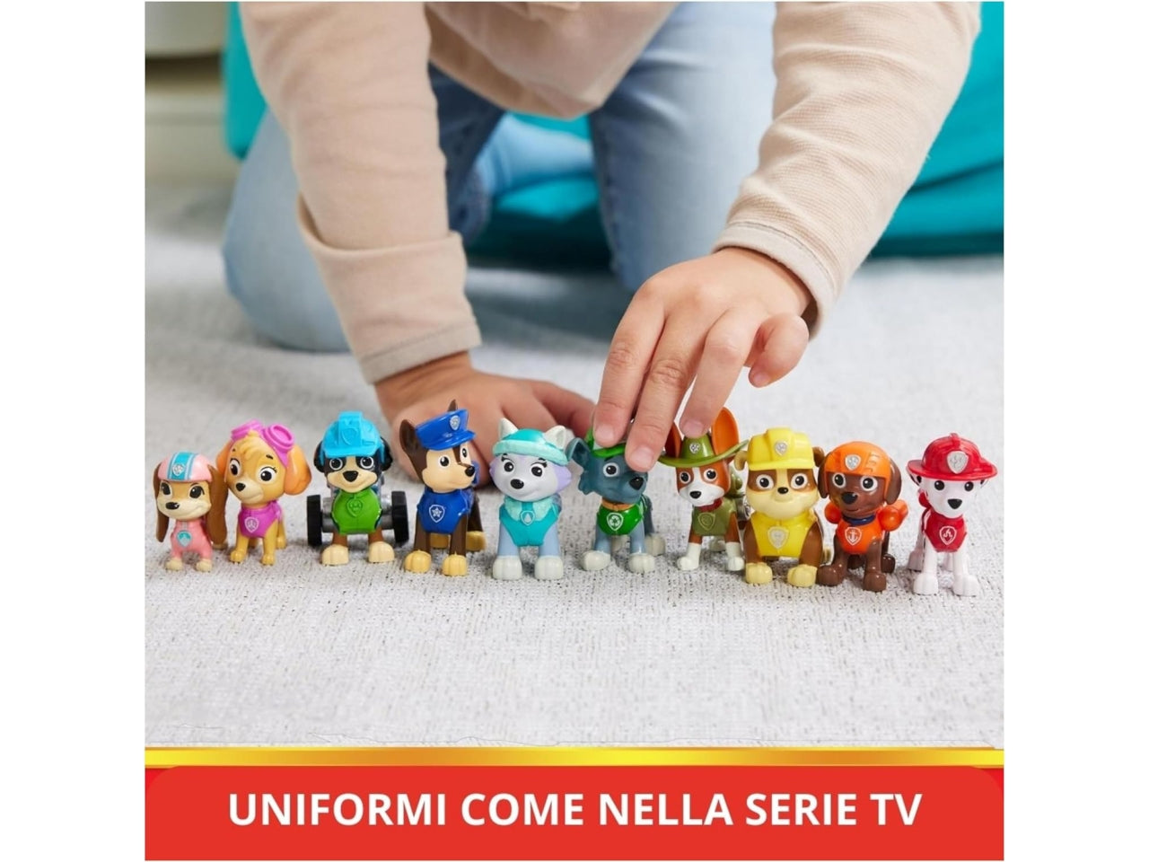 Paw Patrol confezione regalo con 10 personaggi per bambini dai 3+ anni - Spin Master