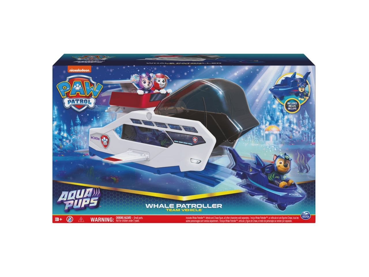 Paw patrol whale patroller aqua pups