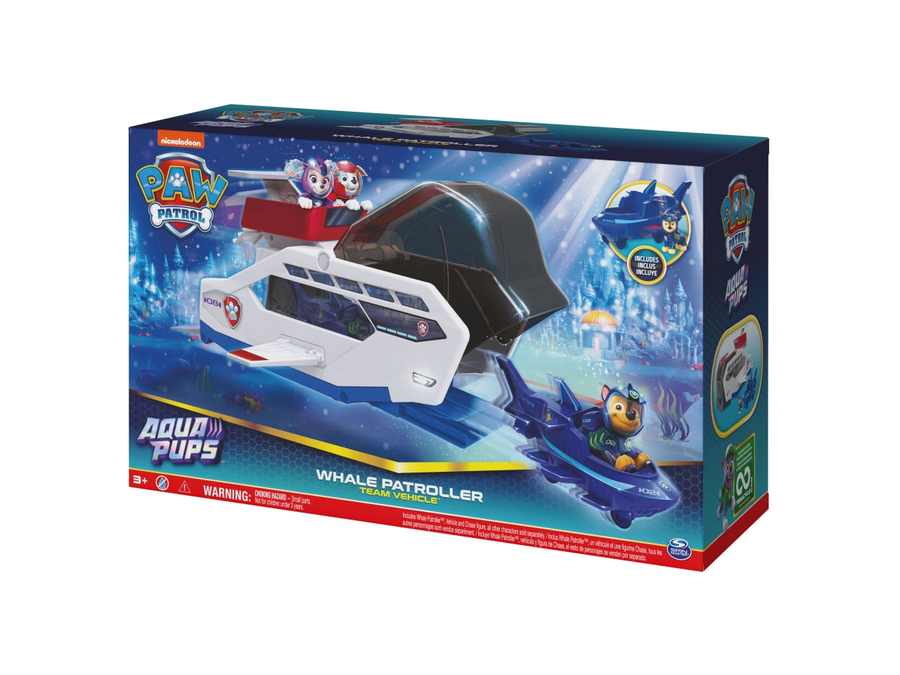 Paw patrol whale patroller aqua pups