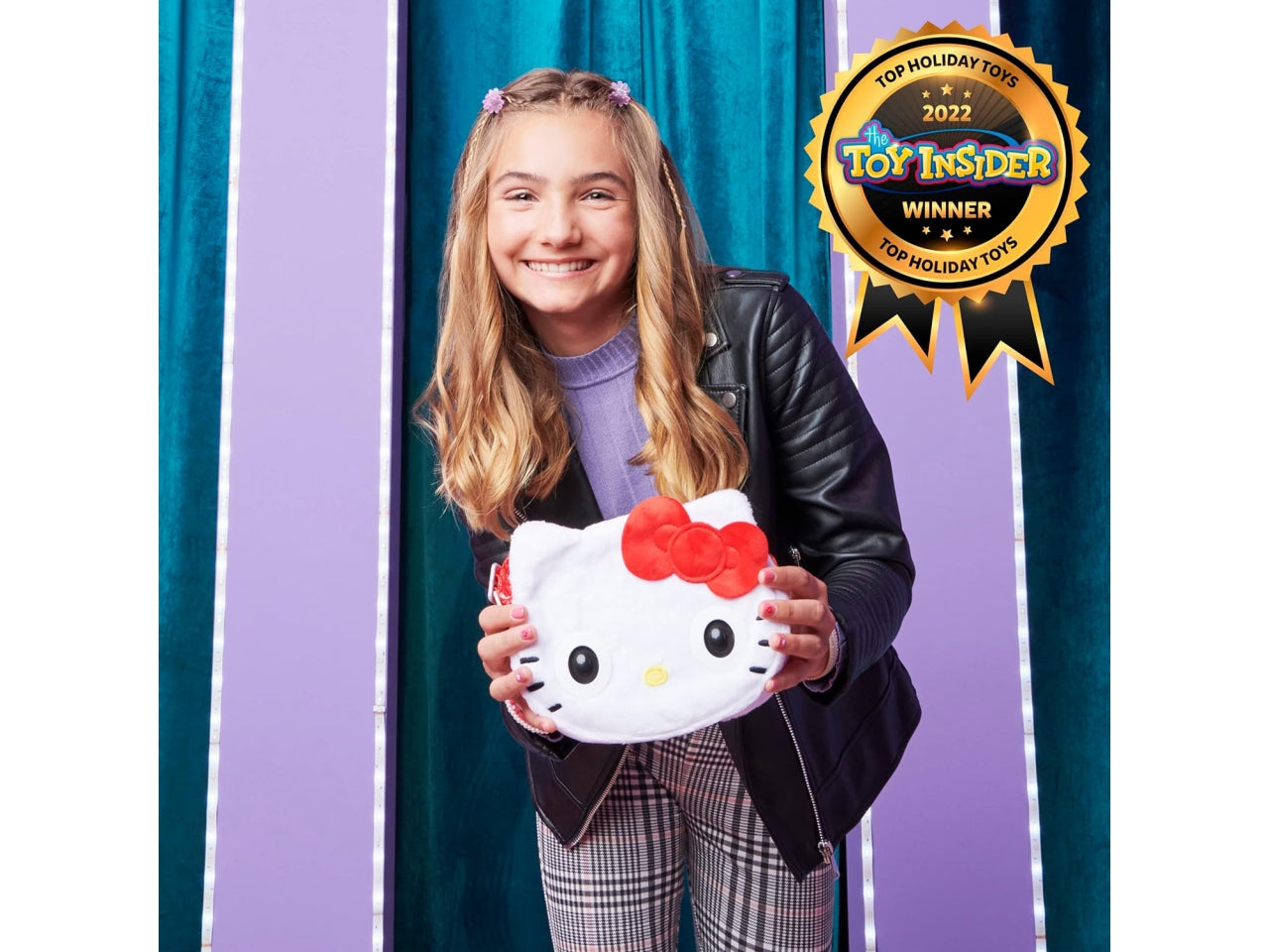 Purse Pets, Sanrio Hello Kitty And Friends, Animale Giocattolo e Borsa interattiva Hello Kitty con Oltre 30 Suoni e reazioni, Giocattoli per Bambine | Spin Master