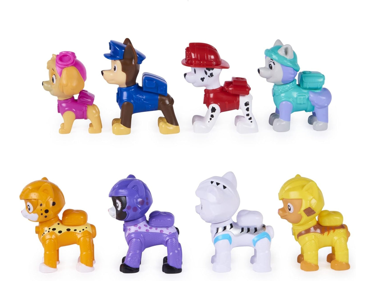 Confezione con 8 personaggi giocattolo Paw Patrol All Paws On Deck action figure da collezione, giocattoli per bambini dai 3 anni in su | Spin Master