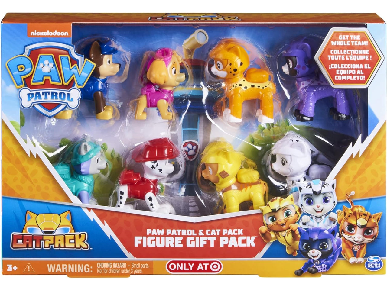 Confezione con 8 personaggi giocattolo Paw Patrol All Paws On Deck action figure da collezione, giocattoli per bambini dai 3 anni in su | Spin Master