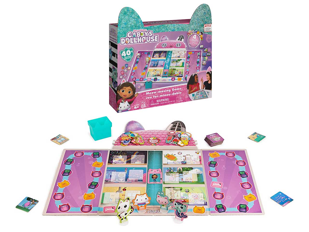 Gabby's dollhouse il gioco super miao