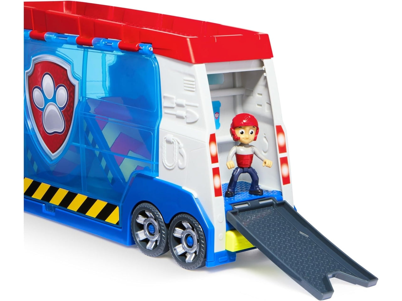 Paw Patrol veicolo trasformabile con luci, suoni e personaggio, per bambini dai 3+ anni - Spin Master