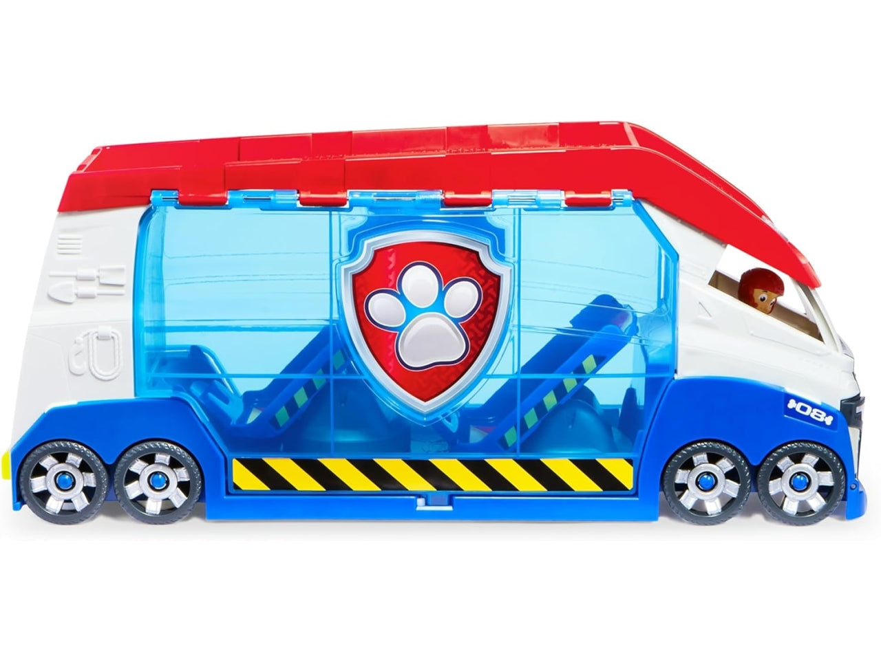 Paw Patrol veicolo trasformabile con luci, suoni e personaggio, per bambini dai 3+ anni - Spin Master