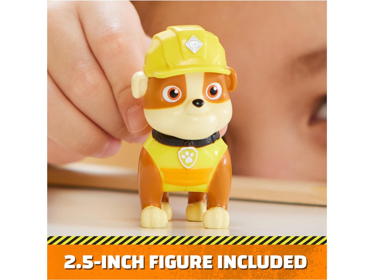 Rubble & Crew, veicolo bulldozer di Rubble's con personaggio per bambini dai 3+ anni - Spin Master