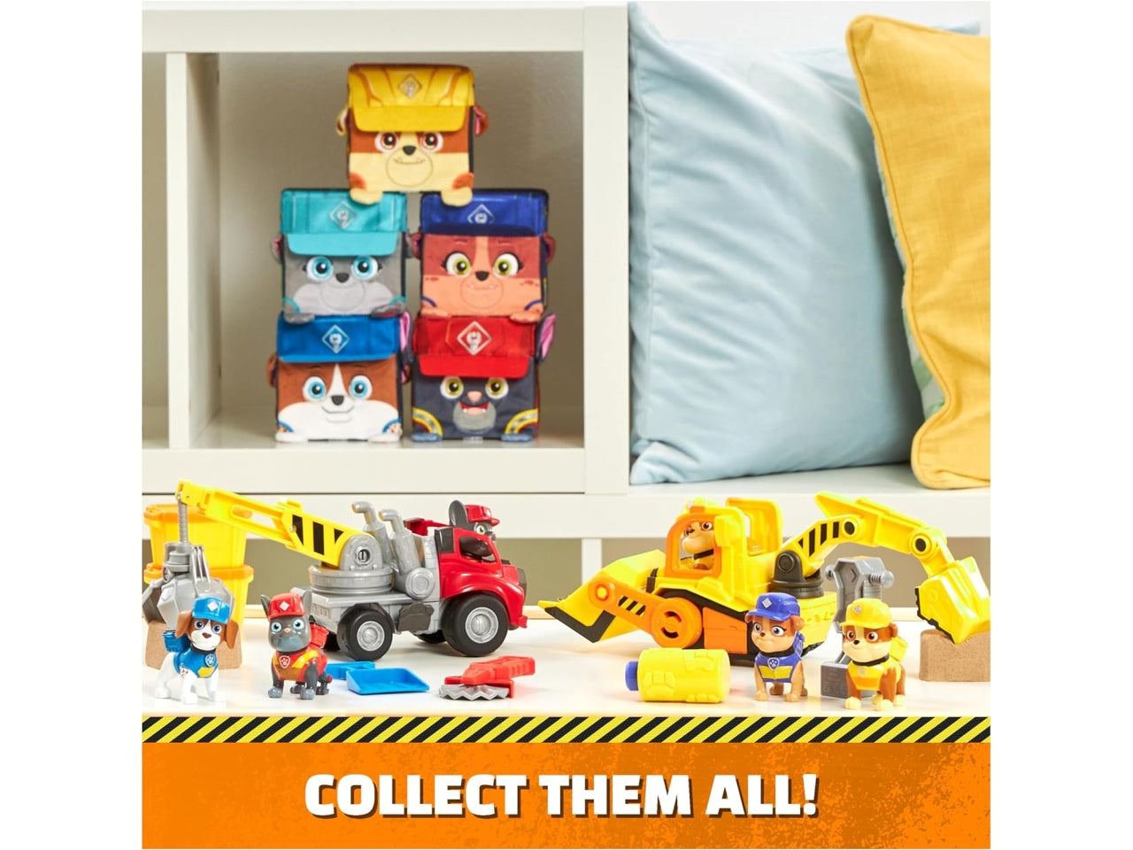 Rubble & Crew, veicolo bulldozer di Rubble's con personaggio per bambini dai 3+ anni - Spin Master