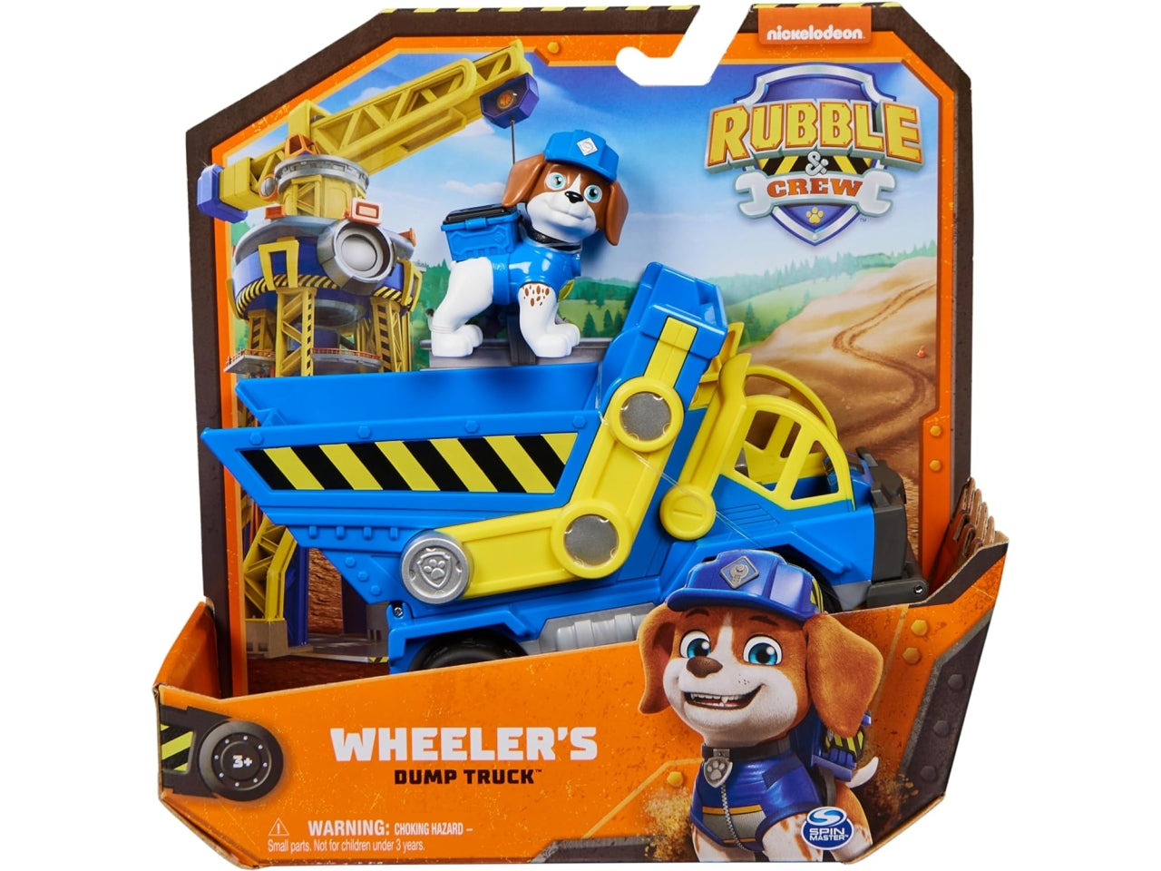 Rubble & Crew, camion ribaltabile di Wheeler con personaggio per bambini dai 3+ anni - Spin Master