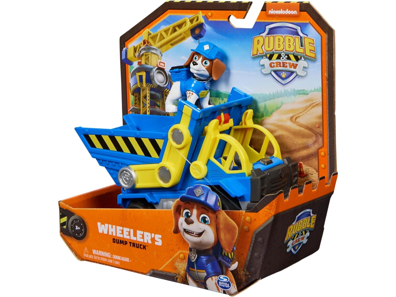 Rubble & Crew, camion ribaltabile di Wheeler con personaggio per bambini dai 3+ anni - Spin Master