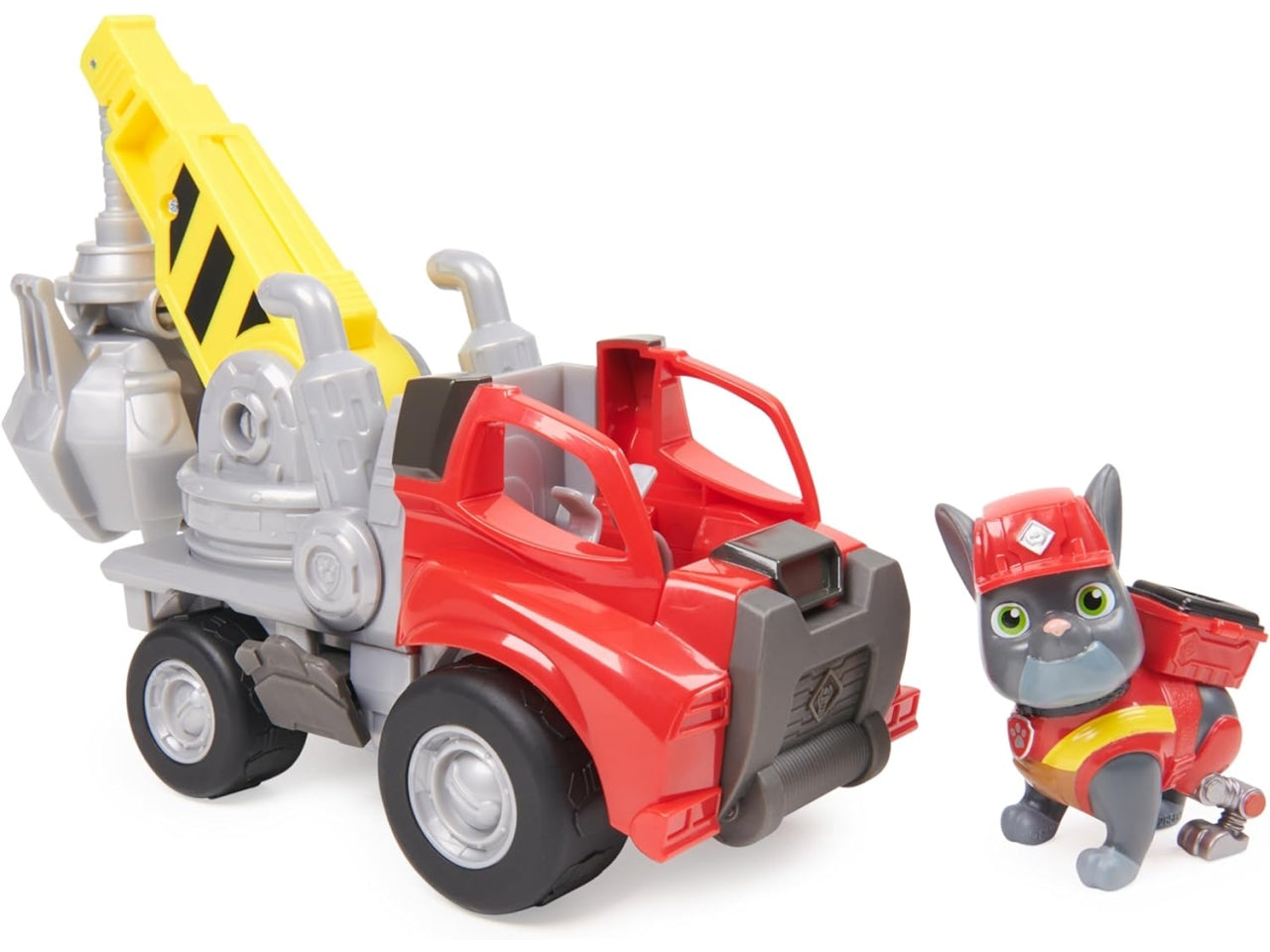 Rubble & Crew, camion con gru di Charger e personaggio per bambini dai 3+ anni - Spin Master