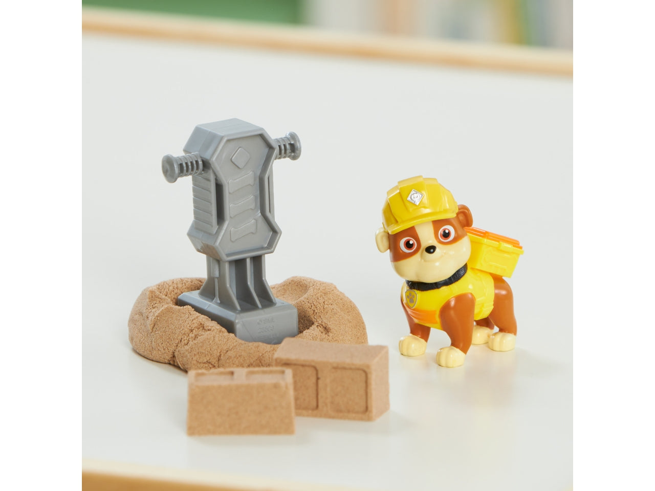 Rubble & Crew, set 2 personaggi Paw Patrol con kinetic per bambini dai 3+ anni - Spin Master