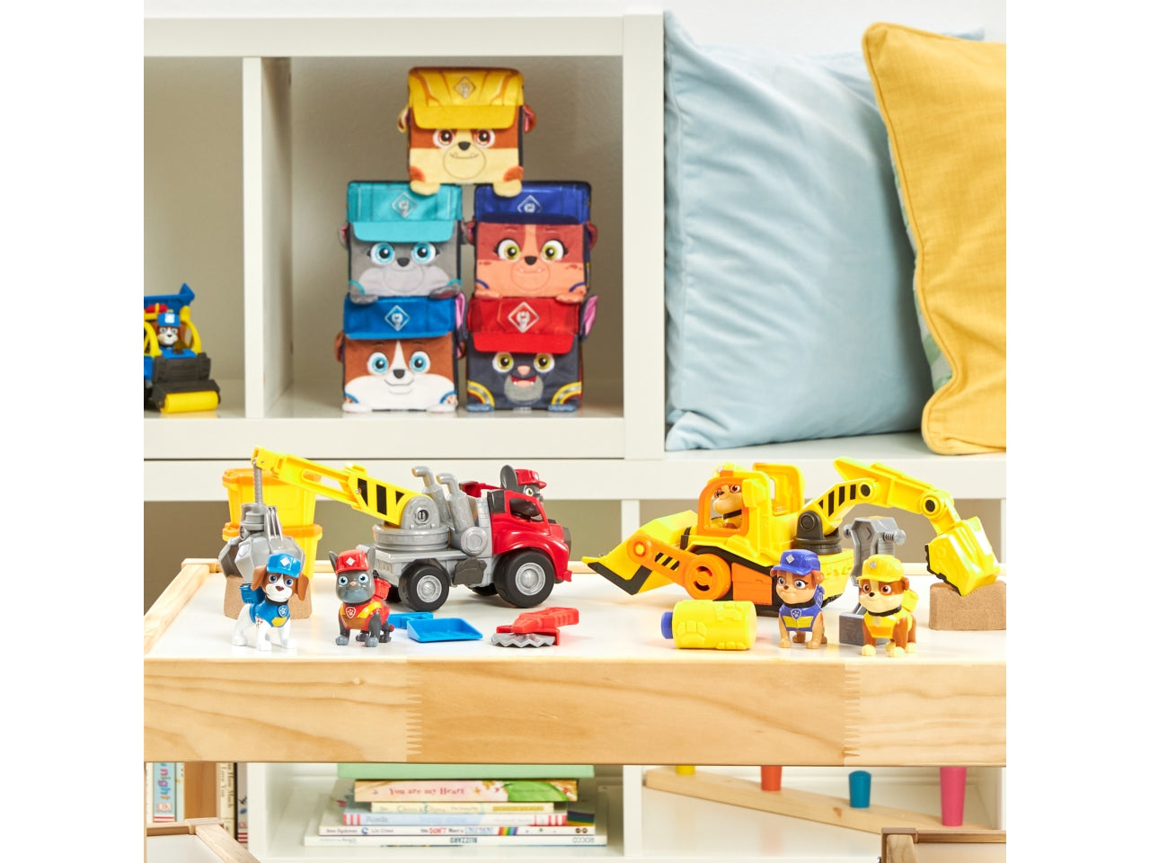 Rubble & Crew, set 2 personaggi Paw Patrol con kinetic per bambini dai 3+ anni - Spin Master