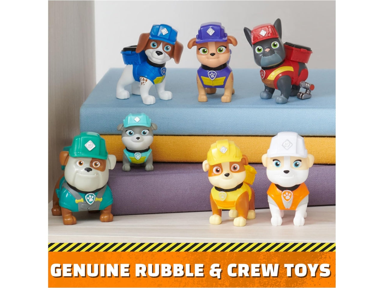 Rubble & Crew, famiglia con 7 personaggi Paw Patrol per bambini dai 3+ anni - Spin Master