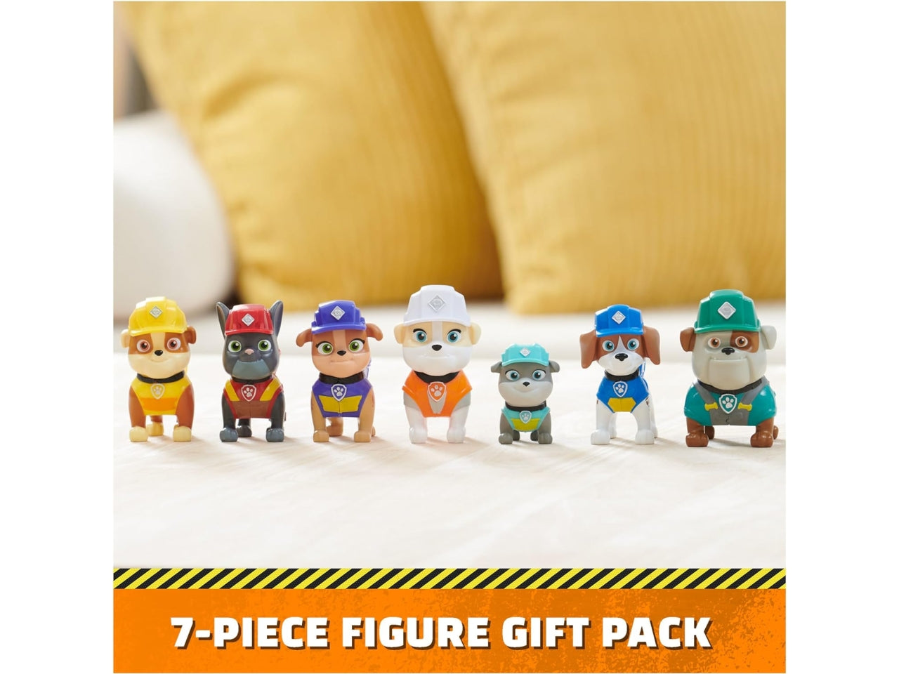 Rubble & Crew, famiglia con 7 personaggi Paw Patrol per bambini dai 3+ anni - Spin Master