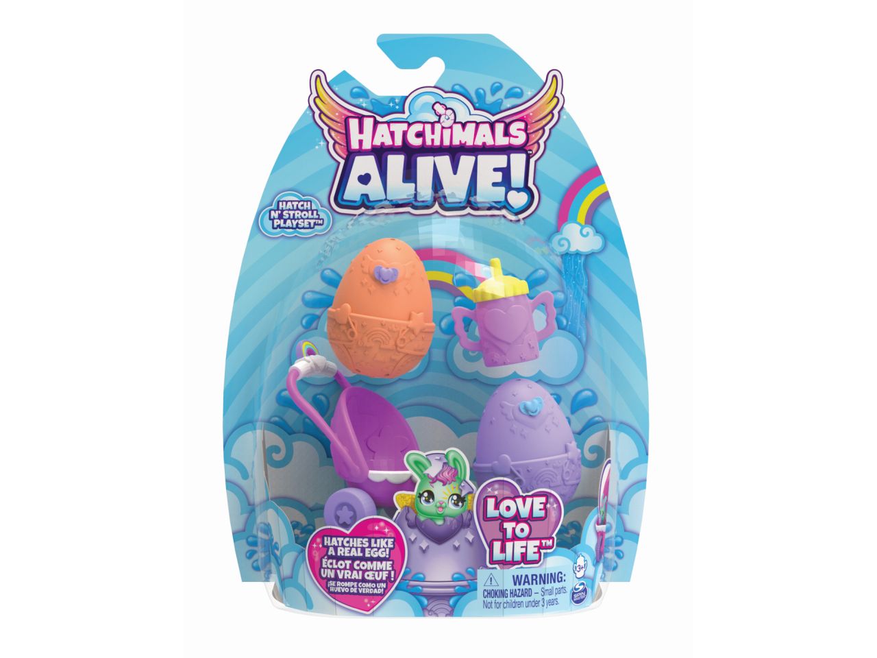 Hatchimals pack da 2 con passeggino